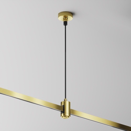 Lištové Magnetic Maytoni Flarity - M TRA157SW-B1-BS Lankový závěs s napájením pro magnetickou lištu 24V mosaz hliník Flarity - MAYTONI - foto 1