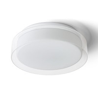 Koupelnová - RED R13685 VENICE LED 30 stropní čiré sklo/opálové sklo/chrom 230V LED 12W IP44 3000K - RED - DESIGN RENDL