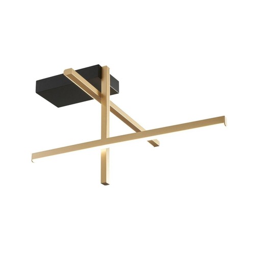 Dekorativní - ZUMA 003064-026641 22008C3-BK/GD EDGE stropní svítidlo černá-zlatá - ZUMALINE - foto 1