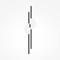 Dekorativní - M MOD179WL-L22W4K1 Nástěnné svítidlo Skyline 4000K 23W studená bílá 800lm bílý hliník  - MAYTONI