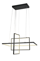 LED přívěšek - LED závěsná lampa 67W Sand Black