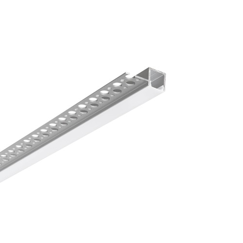 Al profily k zapuštění - FAN I-PROFILO-EDGE Profil EDGE pro sádrokarton, opálový difuzor včetně krytek, 1,49x200x3,54 cm - FANEUROPE - foto 1