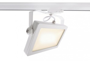 Svítidla - IMPR 707139 Deko-Light kolejnicový systém 3-fázový 230V Flood SMD, 30 W, 3000 K, bílá 220-240V AC/50-60Hz 30,00 W 3000 K bílá RAL 9016 261 mm