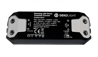 Stabilizovaný proud - IMPR 862285 Deko-Light napájení stmívatelné - BASIC, DIM, CC, D26012UF/12W - LIGHT IMPRESSIONS