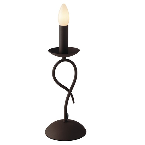 Stolní lampy dekorační - FAN I-GINEVRA-L Stolní lampa Lume Ginevra, cortenová, 1 x E14, 14 x 14 x 33 cm - FANEUROPE - foto 1