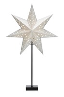 Interiérové dekorace - MAR 704455 Solvalla stříbrná hvězda na stůl - Markslöjd