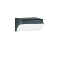 Nástěnná - FAN LED-BORDER-30M-ANT Venkovní nástěnné LED svítidlo BORDER antracit, polykarbonát, 30 W, 3550 lm, 4000 K, IP65, 12,8 x 26,2 x 13 cm - FANEUROPE