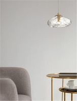 Dekorativní - NV 9006046 Závěsné svítidlo KING mosazný zlatý kov foukané čiré sklo G9 1x5W 230V IP20 bez žárovky - NOVA LUCE