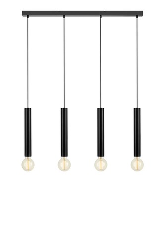 Podélná - MAR 108264 Sencillo závěsné svítidlo černé 4 lampy - Markslöjd - foto 1