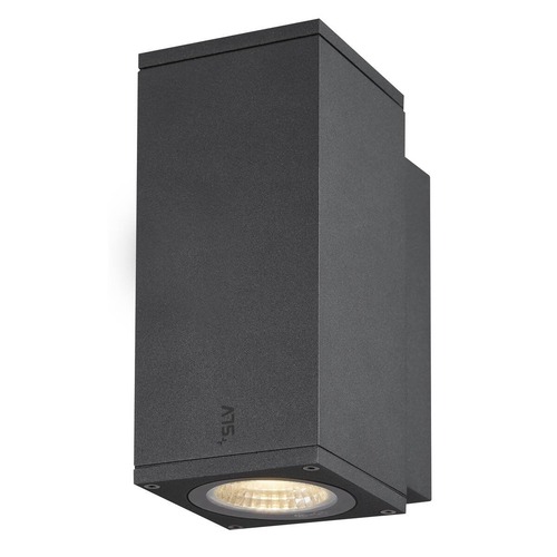 Nástěnná - LA 1003416 ENOLA SQUARE S single Outdoor, nástěnné LED svítidlo, antracitové - BIG WHITE (SLV) - foto 1