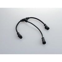 Kabely, šňůry - FAN CAVO-4CH-CONN-T Příslušenství – propojovací kabel ve tvaru T, 1 zástrčka+ 2 zásuvky, délky 40 cm + 20 cm - FANEUROPE