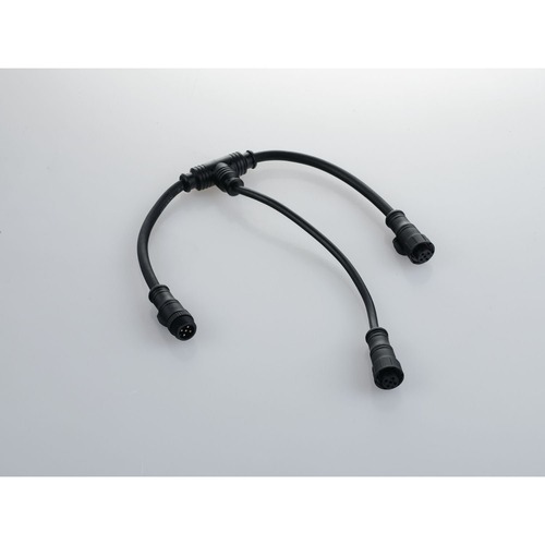 Kabely, šňůry - FAN CAVO-4CH-CONN-T Příslušenství – propojovací kabel ve tvaru T, 1 zástrčka+ 2 zásuvky, délky 40 cm + 20 cm - FANEUROPE - foto 1