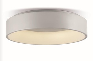 Kruhová - PANIT PLA00134 Stropní svítidlo HOOP bílé 32W 1680lm 3000K 45cm - PAN