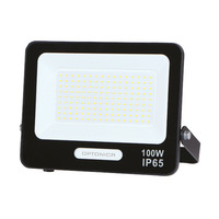 Vnější světlomety - LED SMD Floodlight Černé tělo IP65 s 15 cm kabelem