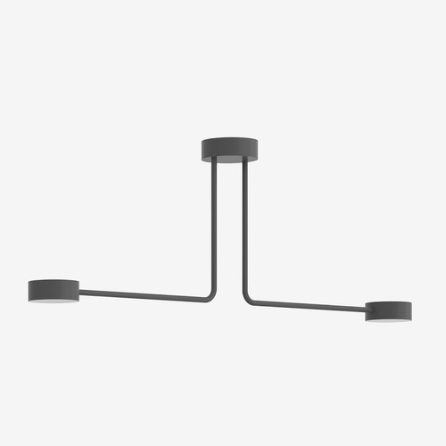 Dekorativní - LU ZT4.K1.O2.62M DALI2 Závěsné svítidlo OMNIA 29W LED 3000K akrylátové sklo antracit DALI ZT4.K1.O2.62L - LUCIS - foto 1