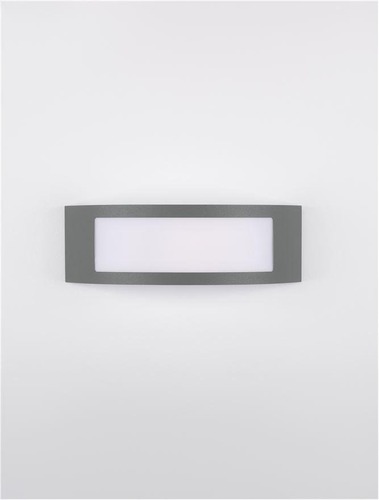 Nástěnná - NV 9020933 Venkovní nástěnné svítidlo ZENITH tmavě šedý hliník akrylový difuzor proti oslnění E27 1x12W 220-240V bez žárovky IP44 - NOVA LUCE - foto 1