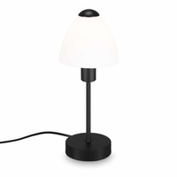 Stolní lampy dekorační - BRILO 7025-015 Stolní lampa, 32 cm, max. 40 W, černá - BRILO