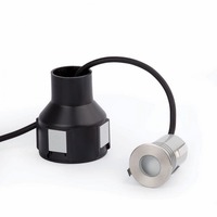 Zapuštěná - FARO 70453 CROSBY 24V LED zapuštěné svítidlo do zdi, šedá, teplá bílá - FARO