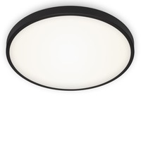 Kruhová - BRILO 3455215 LED stropní svítidlo, pr. 38,5 cm, 24 W, černá (starý kód: BRILO 3455-215) - BRILO