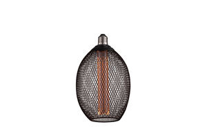 E27 - LED žárovka E27 2.5W ČERNÁ - ZLATÉ SKLO