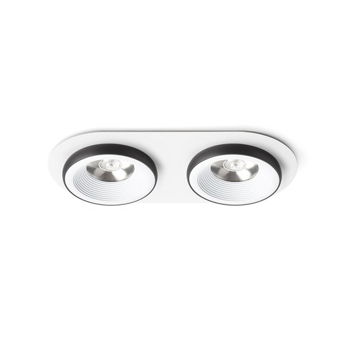 Kruhová - RED R14572 SHARM LED vestavné světlo, sady bílá/černá - RED - DESIGN RENDL - foto 1
