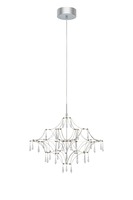 Kruhová - MAR 108869 Efesos lustr ocel 60 cm - Markslöjd
