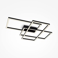 Hranatá - M MOD015CL-L80B Stropní svítidlo Line 3000K 80W teplá bílá 5000lm černý kov/akrylát designové - MAYTONI