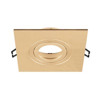 Hranatá - LA 1007637 NEW TRIA® 75 XL kroužek pro vestavbu do stropu, D: 11 Š: 11 H: 2,6 cm, růžové zlato - BIG WHITE (SLV)