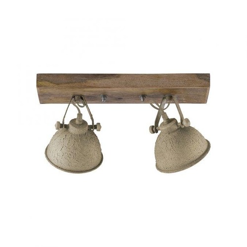 Bodová - LD 11982-39 SAMIA LED stropní svítidlo 2 ramenné, béžová, retro, nastavitelné, industriální design - LEUCHTEN DIREKT / JUST LIGHT - foto 1