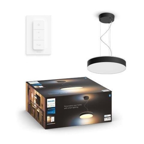 SmartHome Paul Neuhaus - PH 41162/30/P6 Hue Bluetooth LED White Ambiance Závěsné svítidlo Philips Enrave 41162/30/P6 33,5W 4300lm 2200-6500K IP20 černé, stmívatelné s dálkovým ovladačem - PHILIPS HUE (915005998101) - foto 1