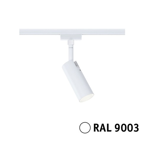 Svítidla - P 94889 URail LED lištový spot 3-krokové-stmívatelné Tubo spot 4W 3000K stmívatelné 230V bílá - PAULMANN - foto 1