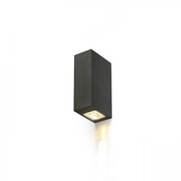 Nástěnná - RED R12828 04/2024  NICK II nástěnná černý elox 230V LED 2x3W IP54 3000K - RED - DESIGN RENDL