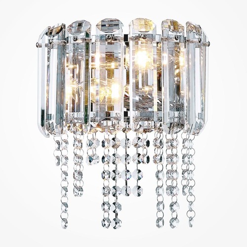 Dekorativní - M MOD097WL-02CH Nástěnné svítidlo Hail 2xE14 80W chrom kov křišťálový styl - MAYTONI - foto 1