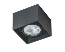 Downlight - AZZ AZ1834 Stropní přisazené bodové svítidlo Azzardo Eco Alex black AZ1834 GU10+ADAP111/ES111 1x40W/1x50W IP20 12cm 230V černé - AZZARDO