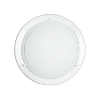 Kruhová - FAN 07/02112 Stropní svítidlo 1010 bílá dřevo 1xE27 30x9,5 cm - FANEUROPE