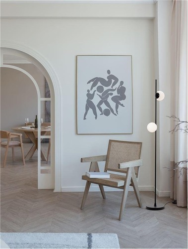 Stojací lampy - NV 9061437 Stojací lampa NUVOLE LED černý hliník a čiré sklo 3000K 16W - NOVA LUCE - foto 1