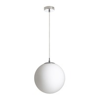Kónická - RED R13747 LUNA 30 závěsná opálové sklo/chrom 230V LED E27 15W - RED - DESIGN RENDL