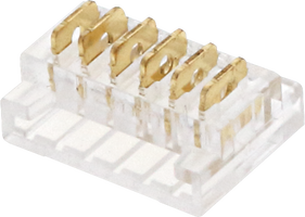 Spotřební materiál a příslušenství - 6Pin Clamp Svorka Svorka Strip na Strip pro 12mm SMD Strip