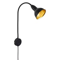 S ramenem - BRI 2084-015 Bodové svítidlo pr. 8 cm 1x E14 25W černá - BRILONER