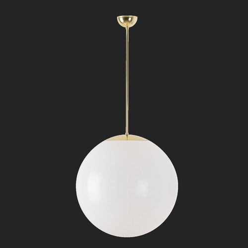 Nouzové osvětlení - OS ISI64040 ISIS P4 PM závěsné plastové svítidlo mosaz leštěná / bílá IP40 3000 K 41W LED nouzové kombinované 3 h (původní kód OS 64040) - OSMONT - foto 1