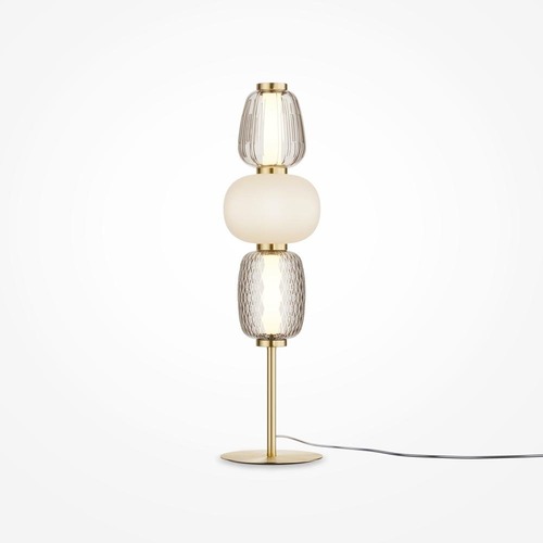 Stolní lampy dekorační - M MOD267TL-L28G3K Stolní lampa Pattern 3000K 28W teplá bílá 3800lm zlatá kov - MAYTONI - foto 1