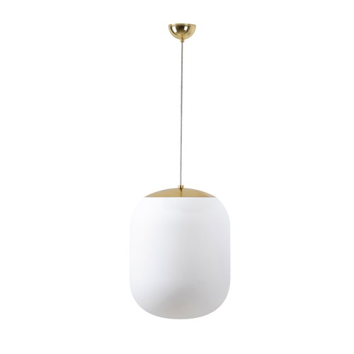 Koule - OS TAN58173 TANIA S1 závěsné skleněné svítidlo mosaz / bílá IP40 40W E27 - OSMONT - foto 1