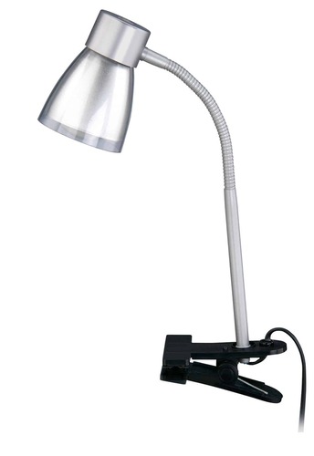 Stolní lampy s klipem - BRI 2687-010P Flexibilní svítidlo se svorkou 35 cm 1x E14 40W titan - BRILONER - foto 1
