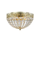 Kruhová - MAR 106063 Saxholm kříšťálové stropní svítidlo zlaté - Markslöjd