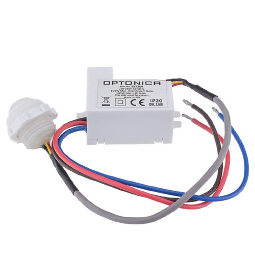 LED senzory - LED PIR senzor IP65 bílý - foto 1