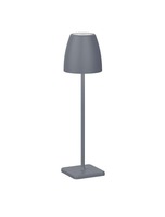 Na baterie - NV 9223997 Venkovní stolní lampa COLT tmavě šedý litý hliník a akryl LED 2W 3000K IP54 62st. 5V DC vypínač na těle USB kabel stmívatelné - NOVA LUCE