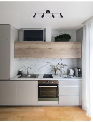 Bodová - NV 960008 Bodové svítidlo LUP saténový černý kov GU10 4x5W 230V IP20 bez žárovky - NOVA LUCE - foto 1