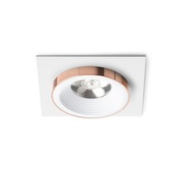 Hranatá - RED R13250 SHARM SQ I zápustná bílá měď 230V LED 10W 24° 3000K - RED - DESIGN RENDL