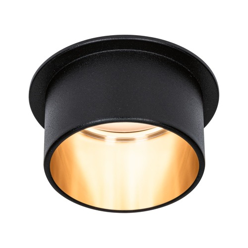 Kruhová - P 93378 Zápustné svítidlo Gil 3StepDim 1x6,5W černé / zlaté IP44 2.700K 3-krokové-stmívatelné - PAULMANN - foto 1