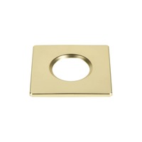 Pro zapuštěná svítidla - LA 1008098 UNIVERSAL DOWNLIGHT kryt pro stropní svítidlo, IP65, hranatý, zlatý matný - BIG WHITE (SLV)
